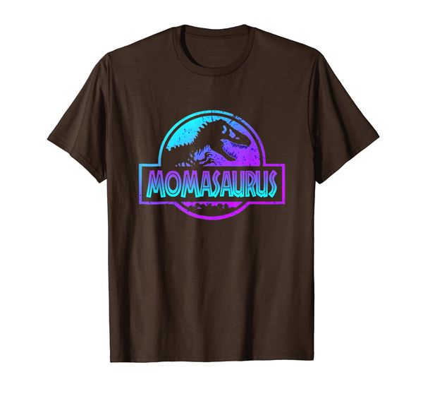 

momasaurus rex shirt, funny cute dinosaur mother's day, White;black