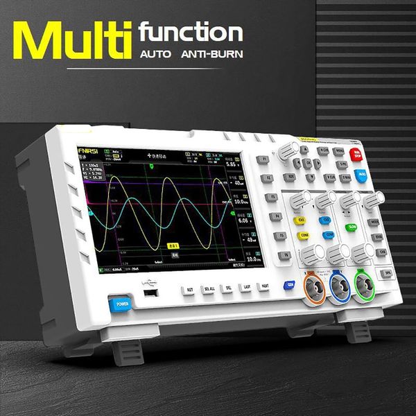 1014D LCD Dijital Çok Fonksiyonlu Osiloskop AB / ABD 110 MHz Çift Kanal Ölçüm Profesyonel Oscilloscopes Araçları