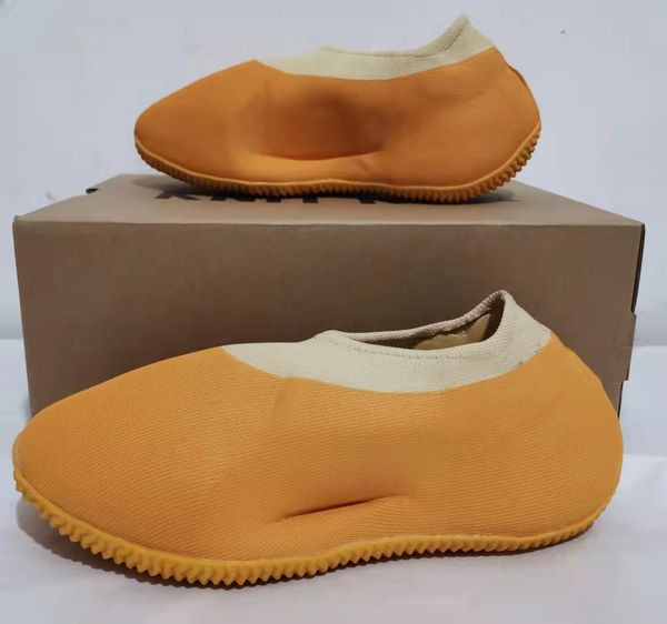 2022 Knit RNR Running Sapatos Sulfur Mens Runner Womens Stone Slip-on Treinadores Respirável Sapatilhas Amarelo Esportes Brown Nstld Khaki 36-46 Box