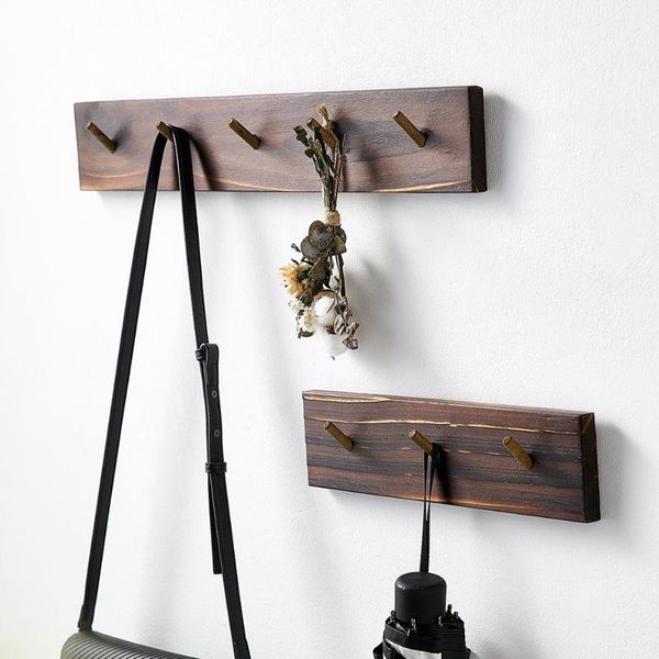 

wall hanging wood key hanger holder wall modern simplicity home decor rack hooks decorative coat hook room decor accessorie