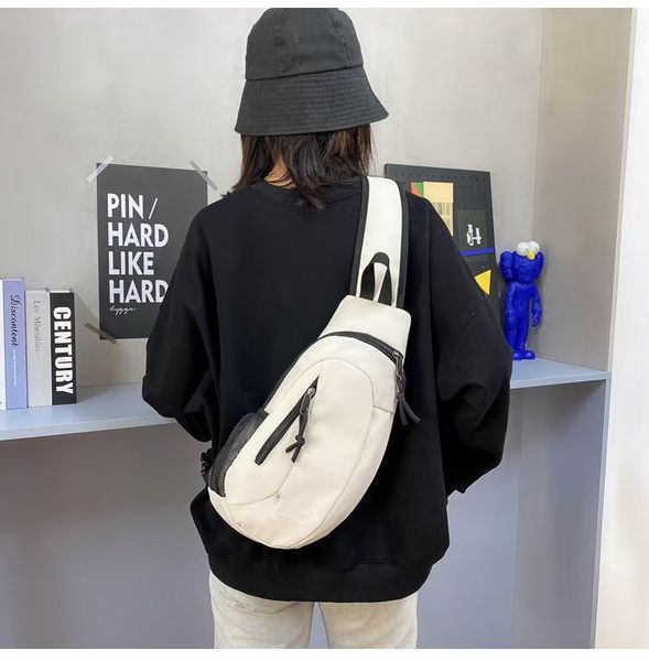 

designer bag korean fashion sports chest shoulder bag, oxford cloth, unisex