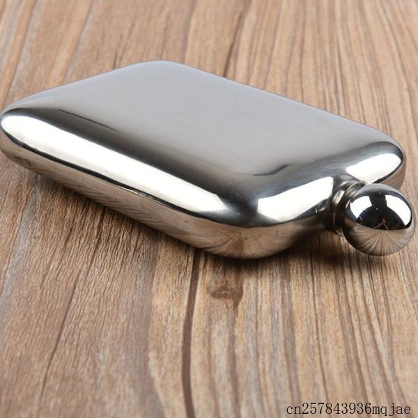 

hip flasks 50pcs pocket flask mirror silver whisky wine with funnel stainelss steel