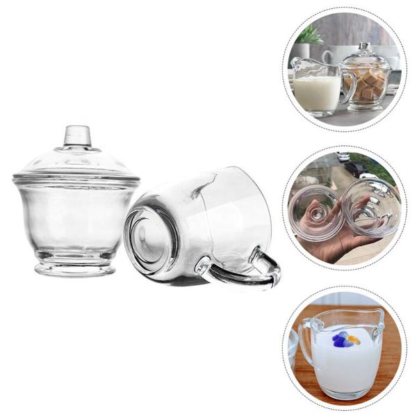

mugs 1 set of cup and sugar bowl glass storage box for coffee