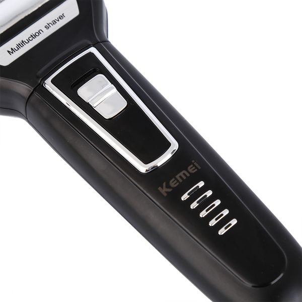 

kemei electric shaver reciprocating twin blade cordless for men beard razor shaving machine rechargeable hair clippe km-6558 f35