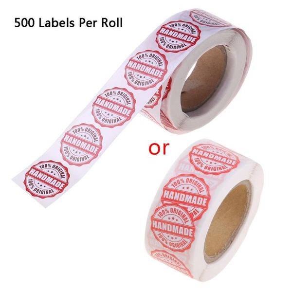 

gift wrap 500pcs/roll handmade stickers stamp cake boxes seal labels scrapbooking stationery decor