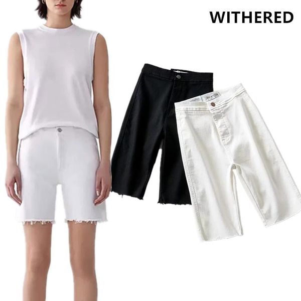 

women's shorts elmsk women short high street vintage waist super skinny bike burrs feminino plus sizeplus size, White;black