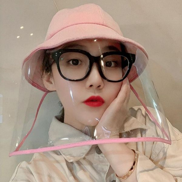 

anti-spitting protective hat dustproof cover sunproof peaked cap solid color casual fishmen hats patchwork caps