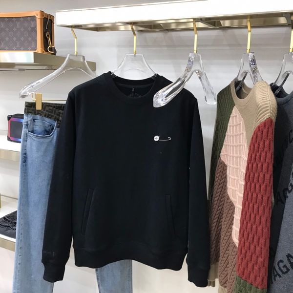 

ch croxin 20 new pullover round neck sweater with thick leather and long sleeves for men and women