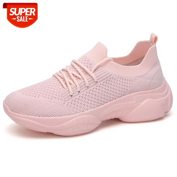 

2020 women sneakers vulcanized shoes sock sneaker breathable mesh summer slip on platform sneakers zapatillas mujer #3s1z