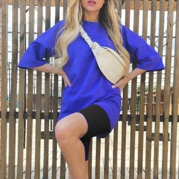 

women's tracksuits all-match retro outfit solid high waist shorts oversize summer fashion 2 piece suit with belt sportwear home pullove, Gray