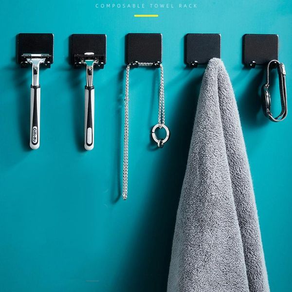 

hooks & rails punch-shaving holder space aluminum storage hook bathroom accessories