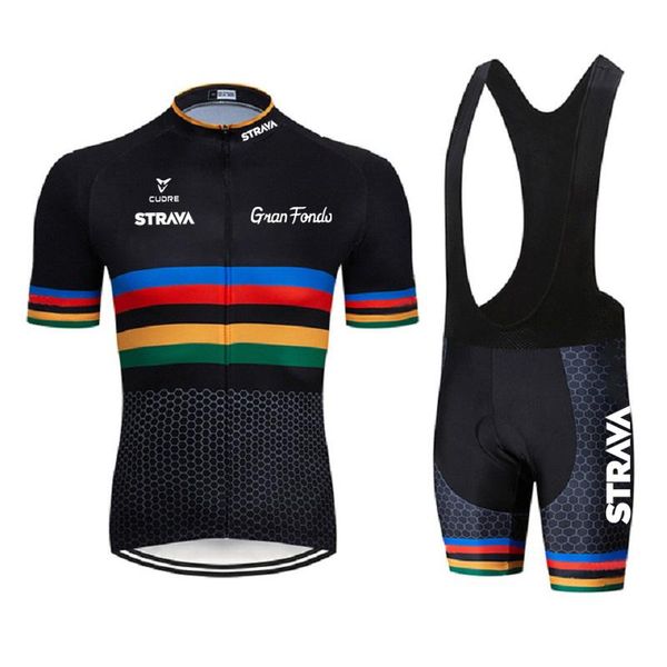 

racing sets cycling jersey 2021 strava visma short sleeve bicycling 20d shorts ropa ciclismo maillot bike wear mtb bicycle clothing, Black;blue