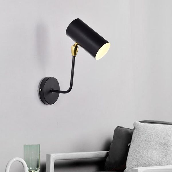 

wall lamp simple modern + metal rotating adjustable beside the decorative of home