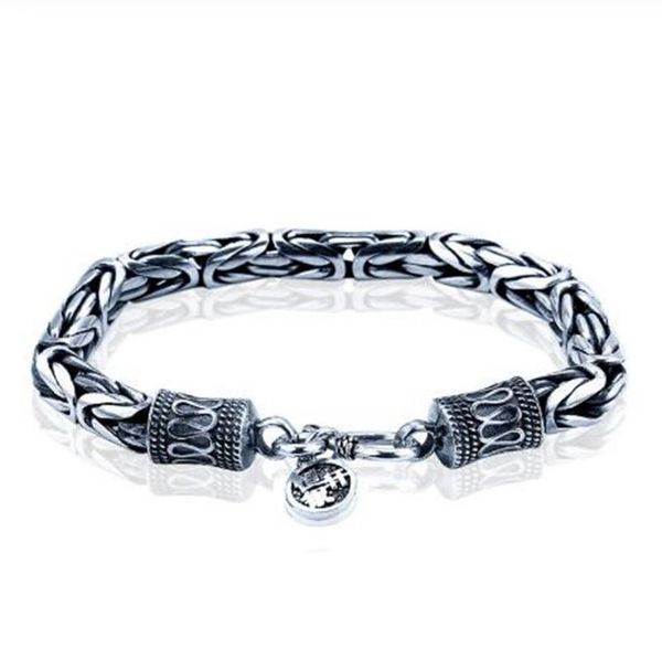 

bangle classic men's punk exaggerated thin bracelet hip hop rock jewelry, Black