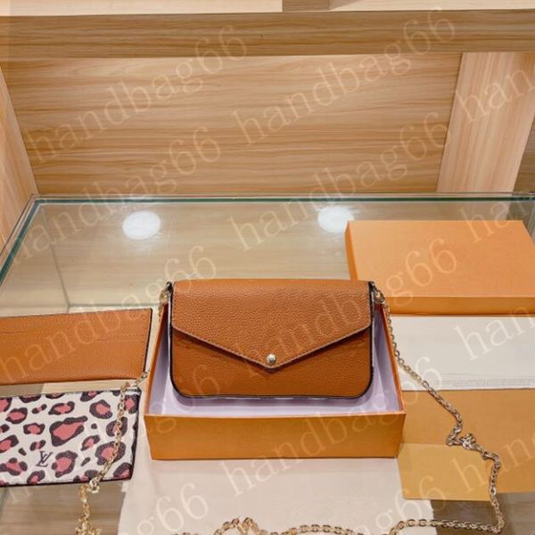 

cowhide water pattern genuine leather shoulder bags handbags chain wom crossbody bag come with box