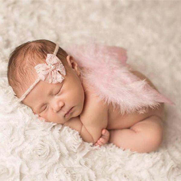 

caps & hats angel wings born pography accessories baby po props handmade costumes for infants fotografia, Yellow