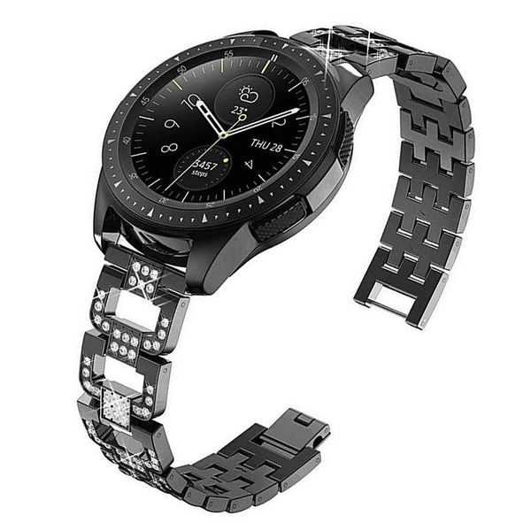 

watch bands 22mm 20mm metal strap for huawei 3/pro band gt 2 46mm 42mm gt2 bracelet samsung galaxy 41mm 45mm active women belt, Black;brown