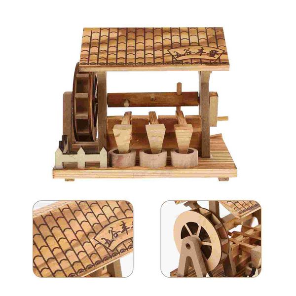 

other home decor 1pc compact ancient wooden toolhouse vintage crafts decoration