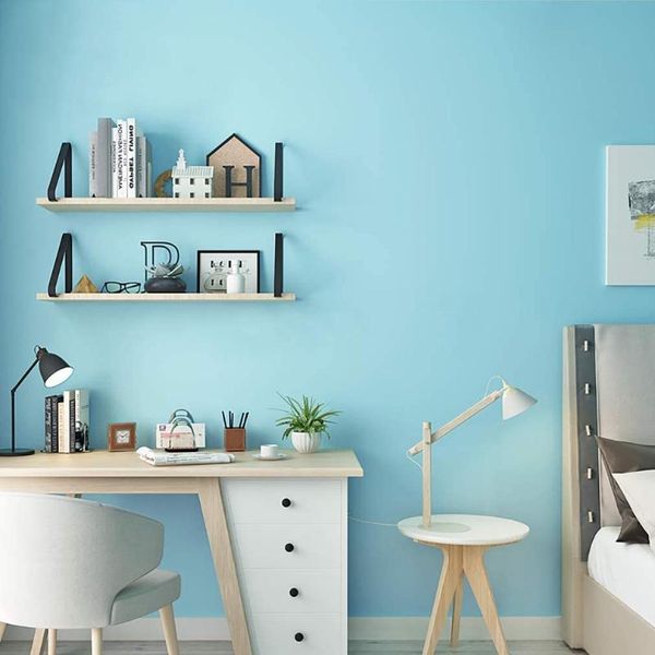 

wallpapers peelable and pasteable wallpaper, cyan contact paper, solid decorative roll, detachable self-adhesive sticker, suitable for kitc