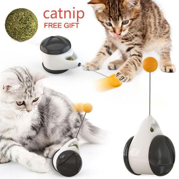 

cat toys smart toy with wheels automatic no need recharge pet interactive rotating mode funny not boring playing balls