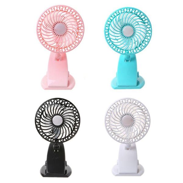 

electric fans mini usb fan clamp handheld portable outdoor 360 horizontal rotation for baby stroller rechargeable battery mute