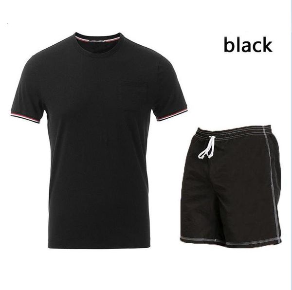 

2019 s-3xl tracksuit for men summer casual short sport tracksuit men's outfit suit fashion t-shirt and shorts ship, White;black