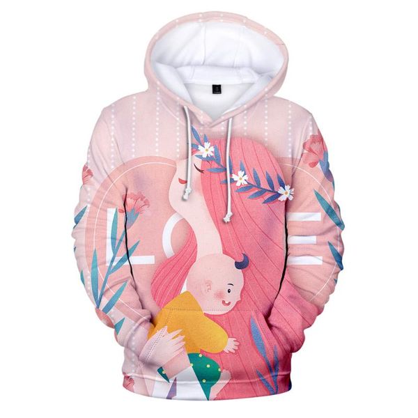 

men's hoodies & sweatshirts 2021 arrival mother's day 3d print fashion fall winer sportswear hooded men/women punk hip hop style c, Black