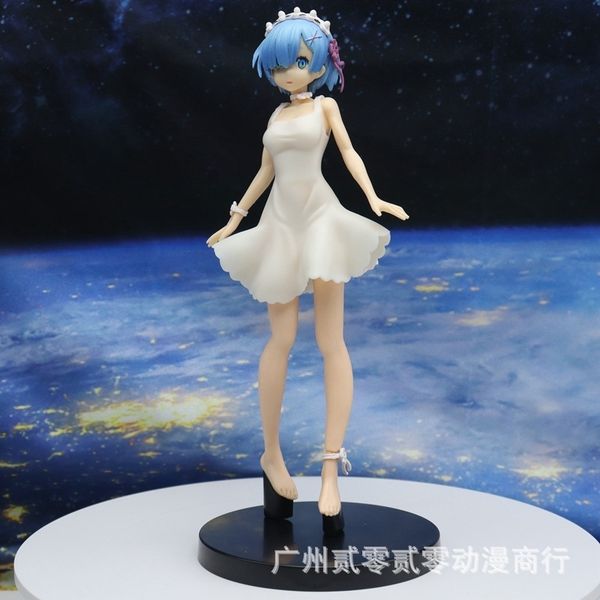 

from beginning of the different world life dress white raim popular girl hand animation model