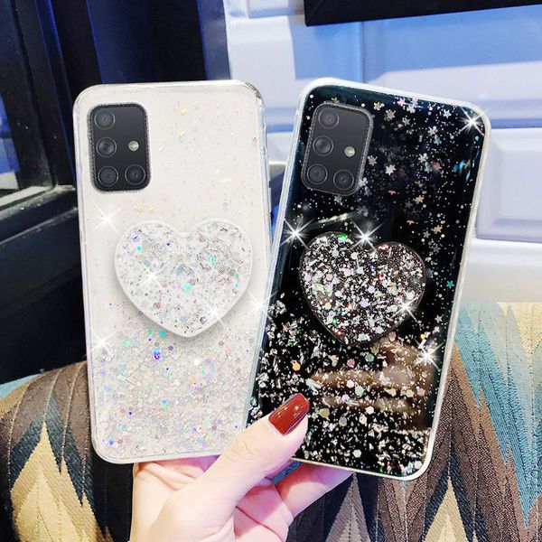 

for samsung a12 a 12 case glitter hoder fundas samsung a51 a71 a50 a70 a21s a42 a31 a02s a41 a30 a40 a10s a30 a20 a6 a8 a7 2018