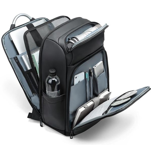 

backpack men 15.6" lapwater repellent multifunction computer business travel backpacks usb charging luggage bag many pockets