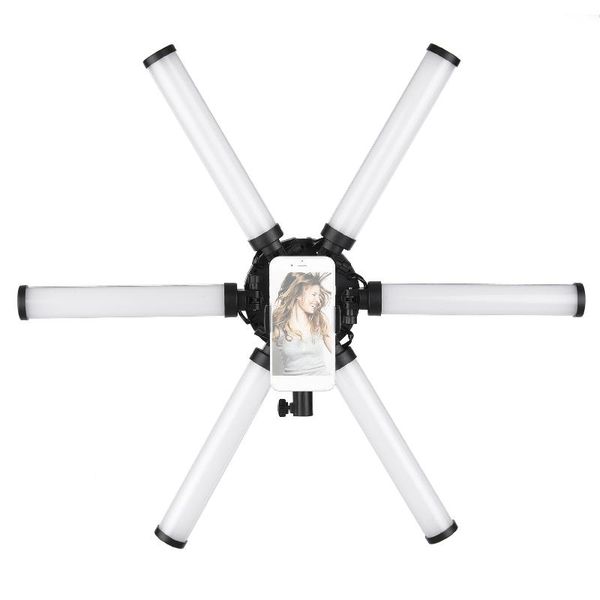 

flash heads 26 inch led fill light 6 tubes stick beauty 3200k-5600k bi-color cri 90+ for pography live vlogging