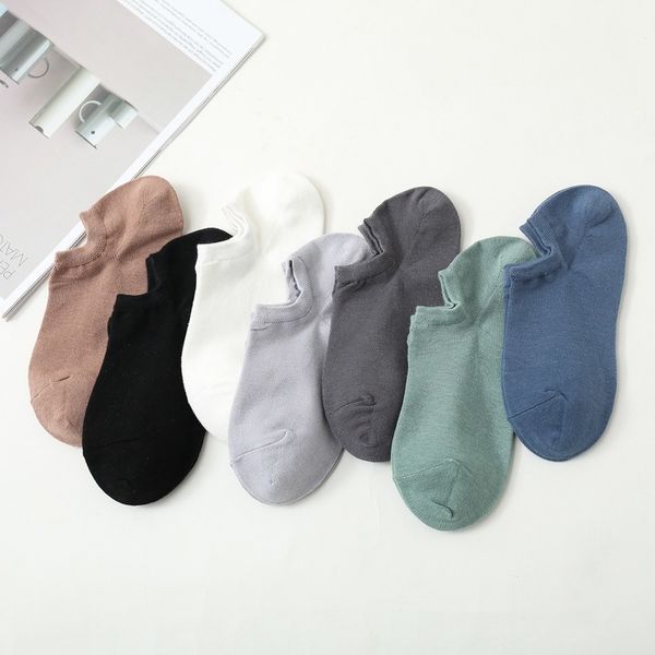

leisure boat fashion yuaao brain deep invisible socks came cat spring and summer new casual men so, Black