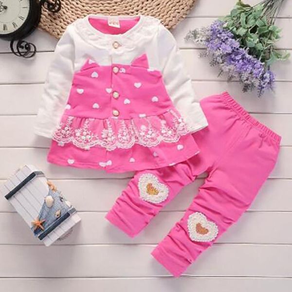 

clothing sets zwf721 spring autumn set baby girl stripped long sleeve pants leggings 2pcs outfit born clothes, White