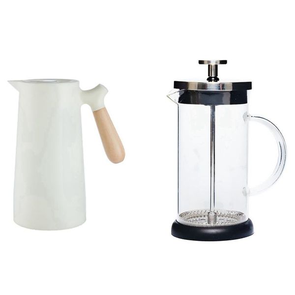 

water bottles 1 pcs large capacity thermal insulation kettle & french press coffee maker and cool strainer