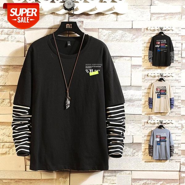 

2020 new spring patchwork pullover men fashion streetwear casual sweatshirt men hoodies sweatshirts hip hop #um5n, Black