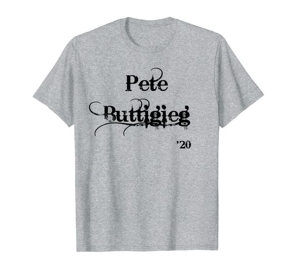 

pete buttigieg 2020 t-shirt, White;black