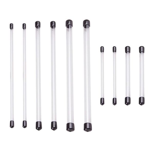 

fragrance lamps 10pcs transparent acrylic incense tubes sticks storage