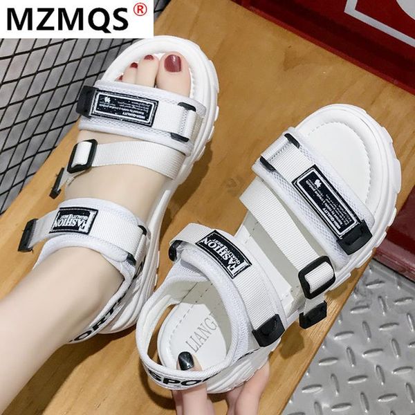 

women's shoes summer platform shoes sandals comfortable cool beach fashion letters open toe comfortable women's sandals, Black