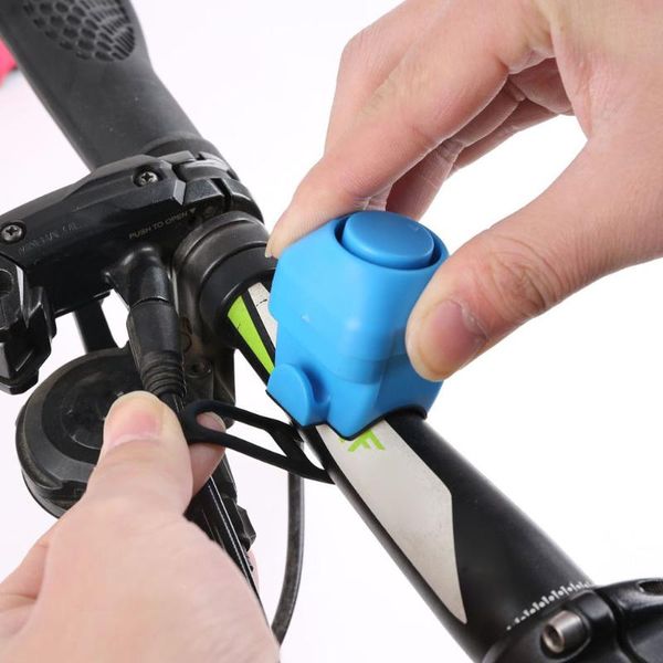 

bike horns electric mountain bikes bells horn rainproof mtb handlebar bell silica gel shell ring bicycle accessories 3 colors