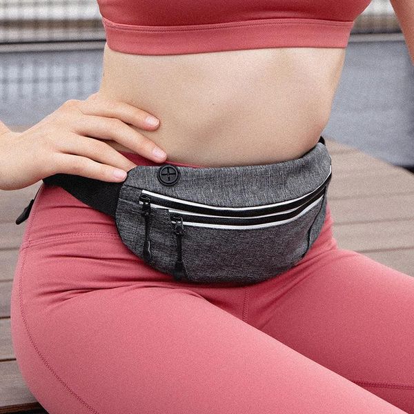 

waist bags waterproof fanny pack outdoor sport men phone bag reflective casual hip banana run breathable women hidden belt