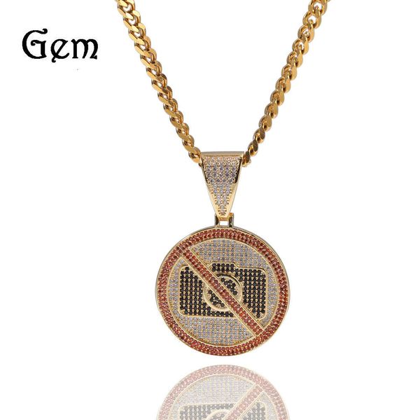

ins new no ps, fun personality hip hop necklace mix with hiphop jewelry, Silver