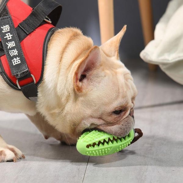 

dog toys & chews large 14cm interactive rubber balls pet elasticity teeth ball chew tooth cleaning for dogs
