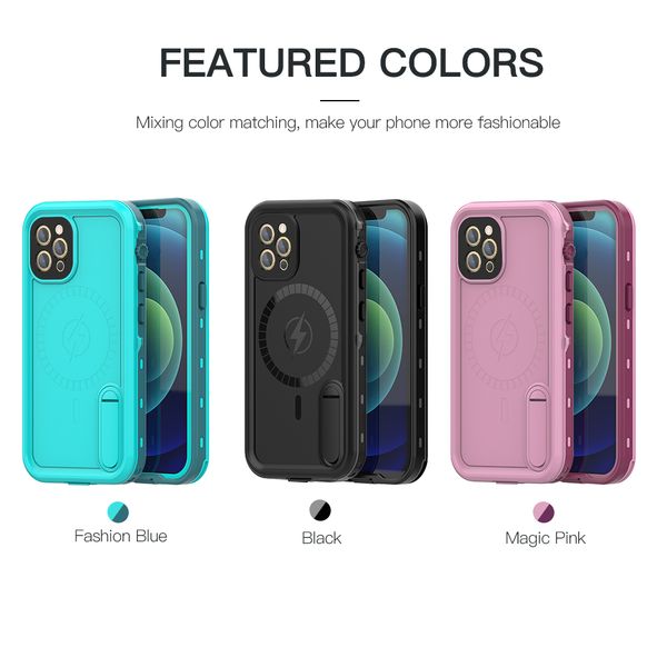 

protection case magsafe for iphone 12 mini pro max support magnetic wireless charger waterproof cover iphone 12 case magsafe