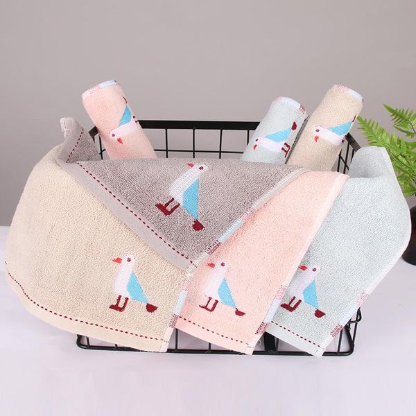 

towel buy 1 get 34*74cm bird embroidery cotton thickened 110g couple face bathroom