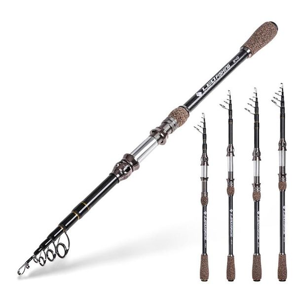 

leo travel fishing rod superhard carbon fiber sea fishing rod portable ultralight lure