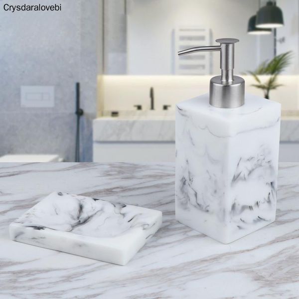 

nordic creative soap box marble pattern hand sanitizer bottle soap draining dish bathroom mouthwash cup lotion bottle soup tray