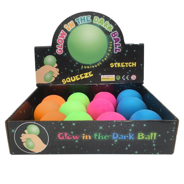 

novelty gag toys luminous vent ball toy squeeze flour decompression