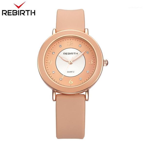 

women quartz watches ladies casual wristwatches gold bracelet classic female silicone strap clocks simple, Slivery;brown