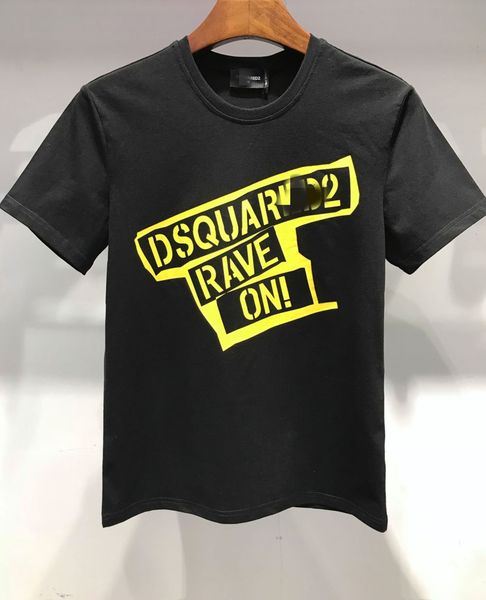 

qy21 summer new fashion brand cotton short sleeve t-shirt new brand men's trend short sleeve men's trend round neck t-shirt, White;black