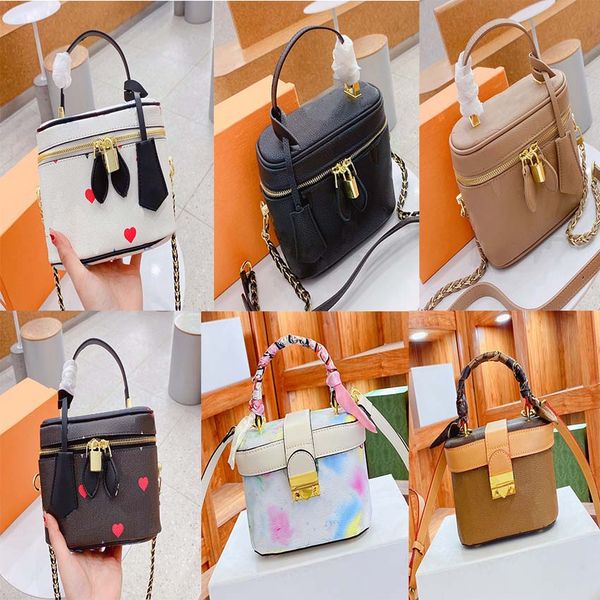 

high-quality designer bags cosmetic bag ladies shoulder handbag wallet colorful inner clips multi-function large-capacity 03